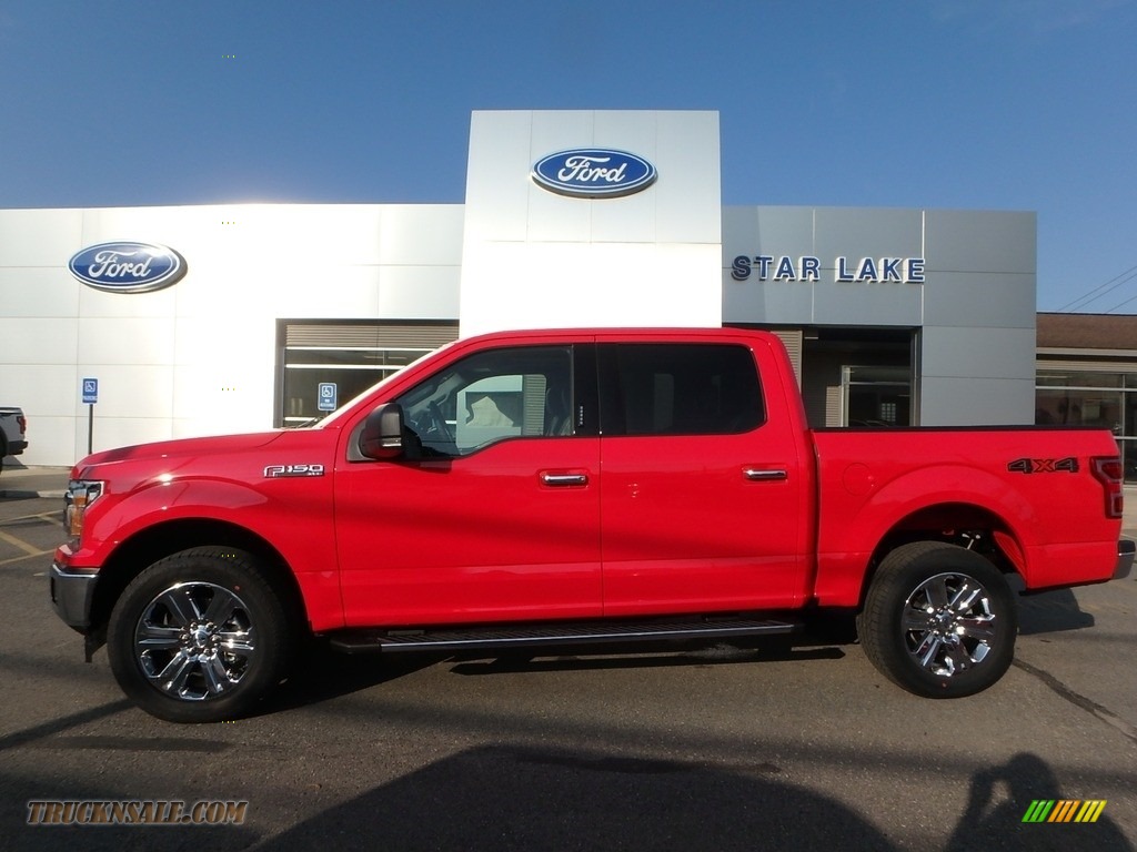2019 F150 XLT SuperCrew 4x4 - Race Red / Earth Gray photo #1