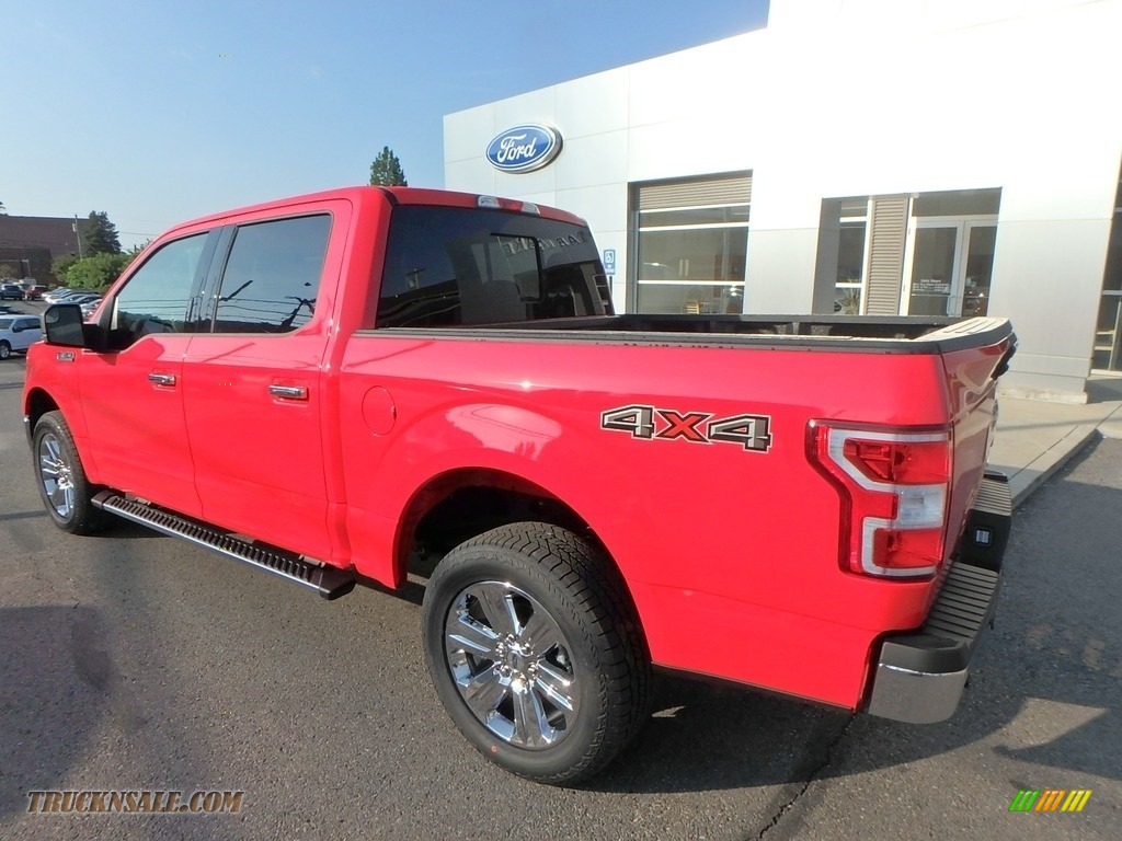 2019 F150 XLT SuperCrew 4x4 - Race Red / Earth Gray photo #7