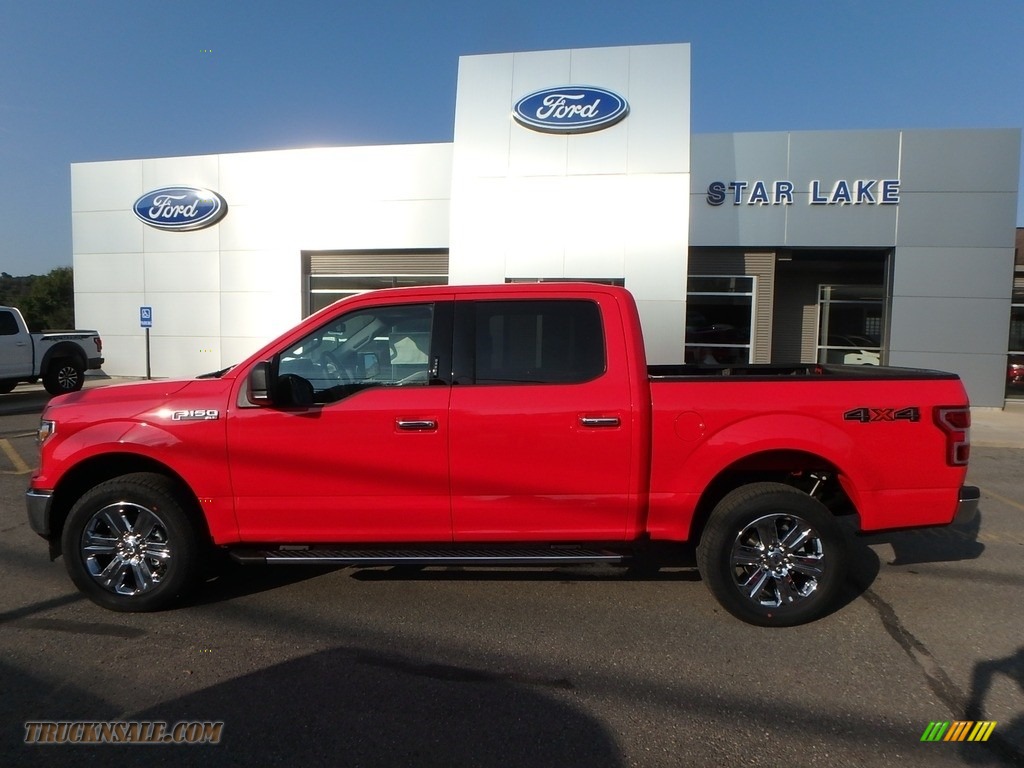 2019 F150 XLT SuperCrew 4x4 - Race Red / Earth Gray photo #8