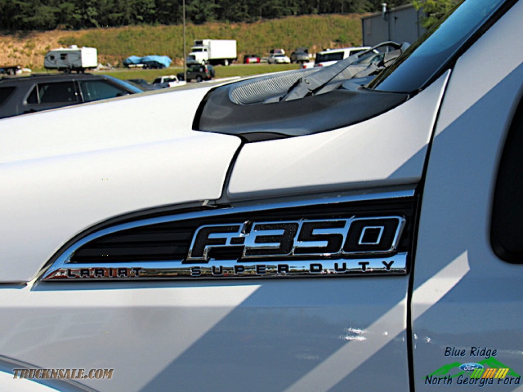 2014 F350 Super Duty King Ranch Crew Cab 4x4 - White Platinum Tri-Coat / Adobe photo #32