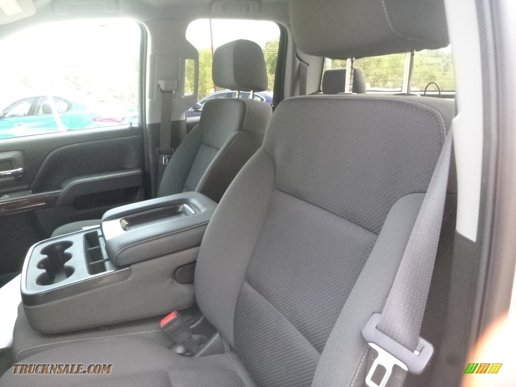 2015 Sierra 1500 SLE Double Cab 4x4 - Quicksilver Metallic / Jet Black photo #14
