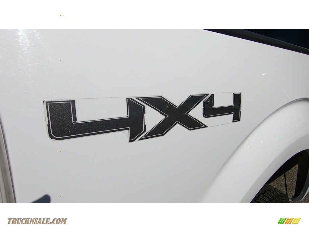 2014 F150 XL SuperCab 4x4 - Oxford White / Steel Grey photo #9