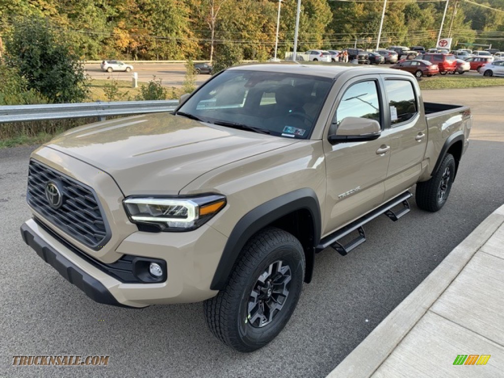 2020 Tacoma TRD Off Road Double Cab 4x4 - Quicksand / TRD Cement/Black photo #6