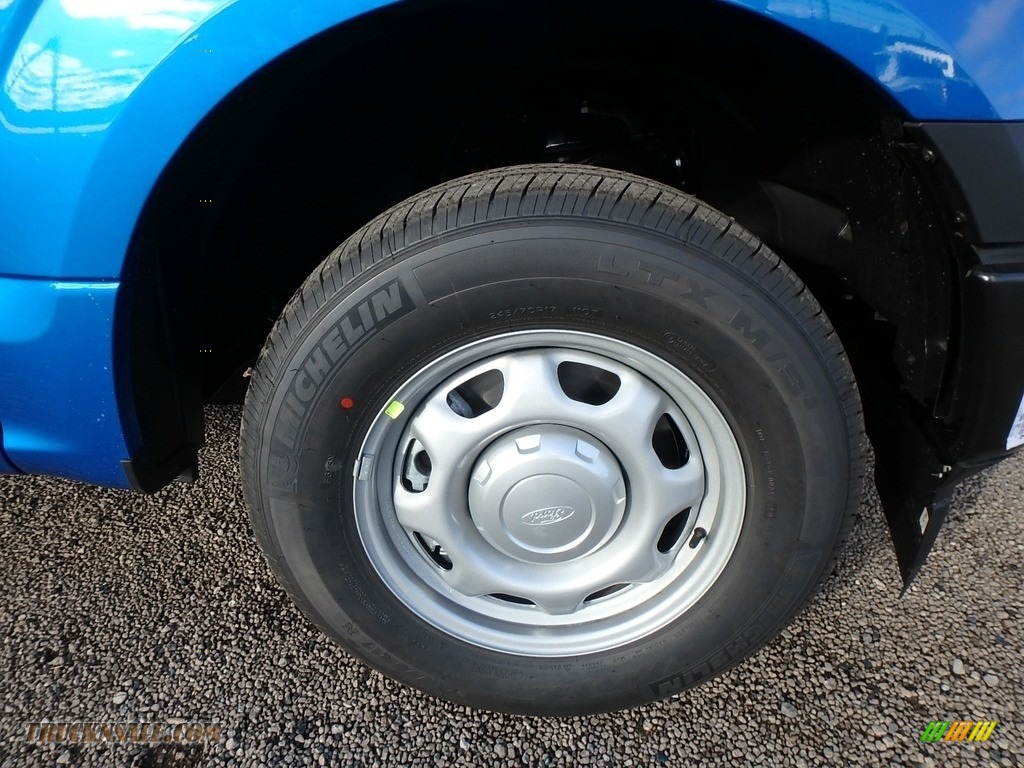2019 F150 XL Regular Cab - Velocity Blue / Earth Gray photo #12