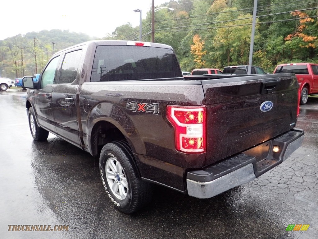 2018 F150 XLT SuperCrew 4x4 - Magma Red / Earth Gray photo #4