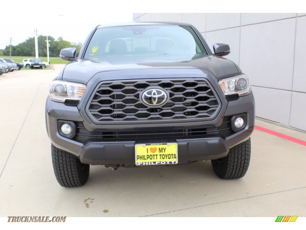 2020 Tacoma TRD Off Road Double Cab 4x4 - Magnetic Gray Metallic / TRD Cement/Black photo #3