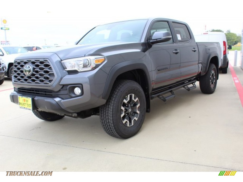 2020 Tacoma TRD Off Road Double Cab 4x4 - Magnetic Gray Metallic / TRD Cement/Black photo #4