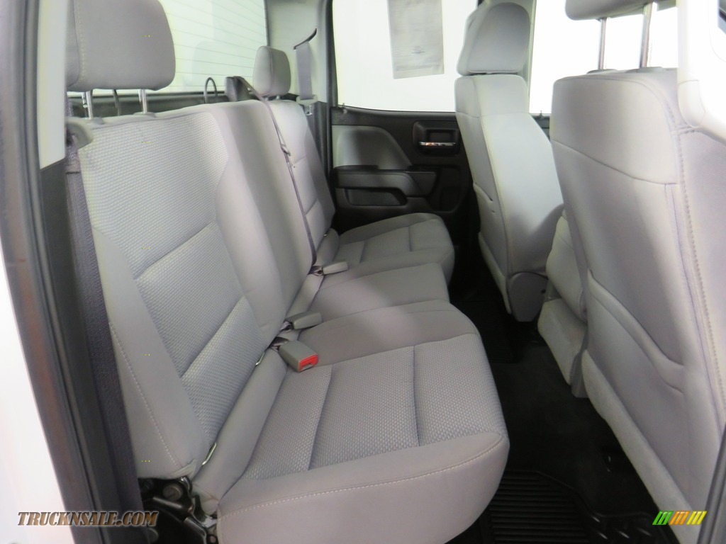 2017 Silverado 1500 Custom Double Cab 4x4 - Summit White / Dark Ash/Jet Black photo #34