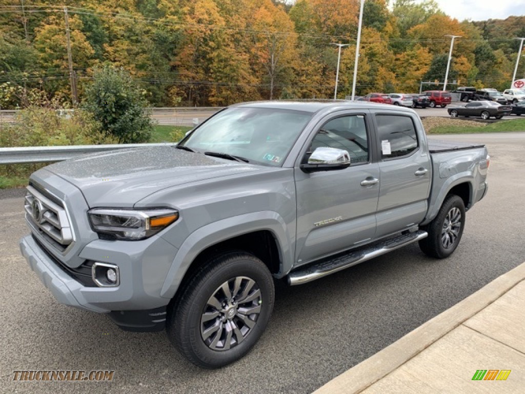 2020 Tacoma Limited Double Cab 4x4 - Cement / Black photo #6
