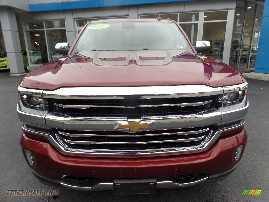 2017 Silverado 1500 High Country Crew Cab 4x4 - Siren Red Tintcoat / High Country Saddle photo #2