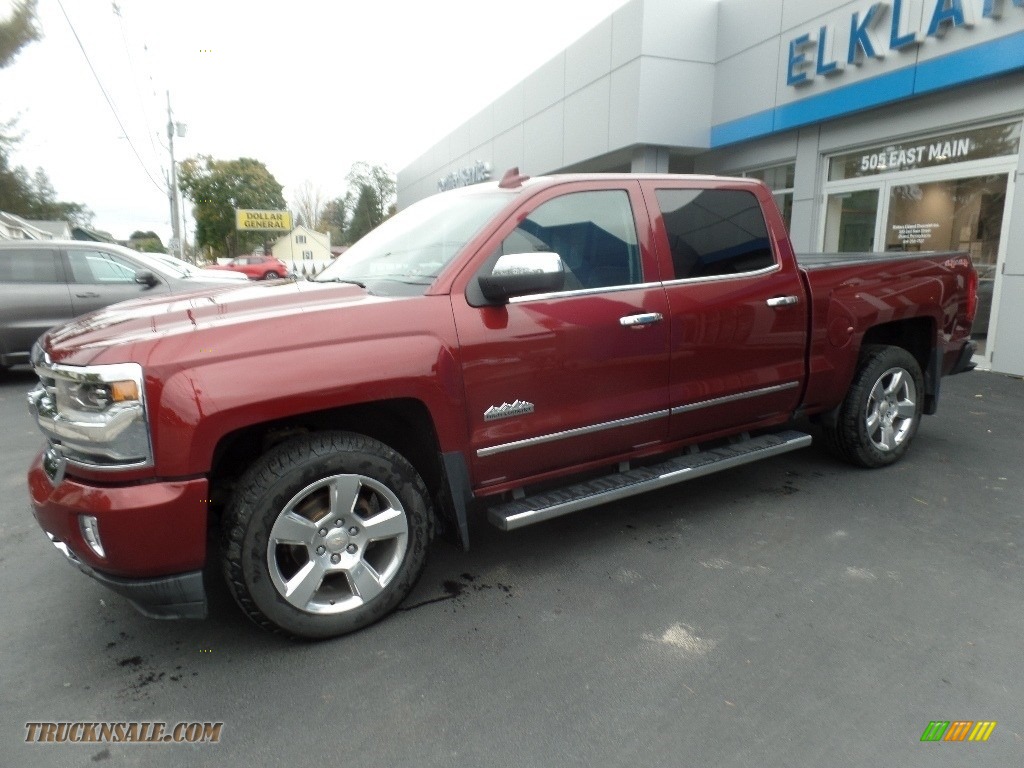 2017 Silverado 1500 High Country Crew Cab 4x4 - Siren Red Tintcoat / High Country Saddle photo #4