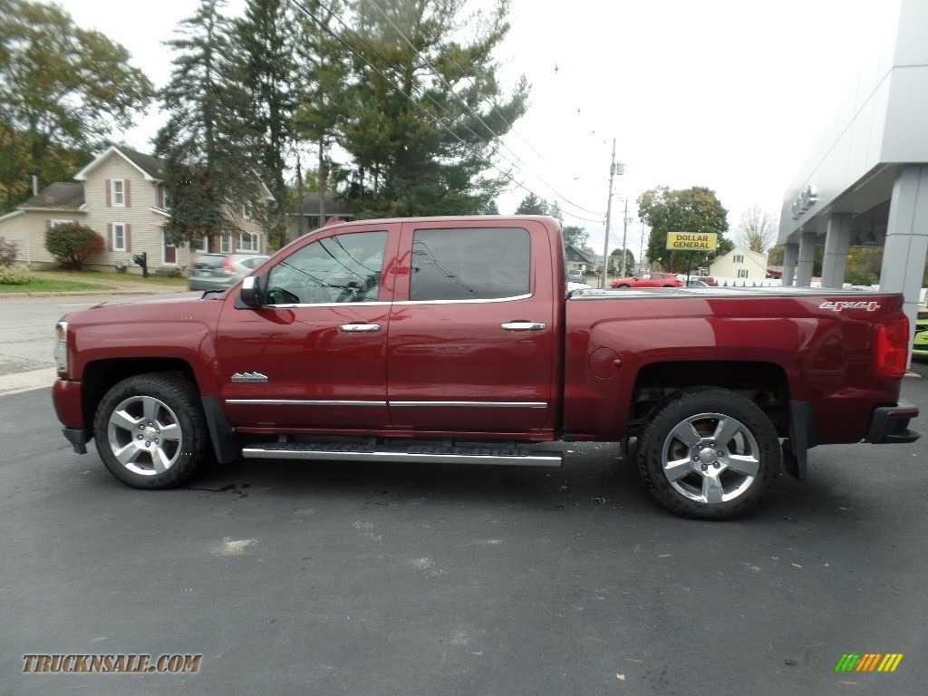 2017 Silverado 1500 High Country Crew Cab 4x4 - Siren Red Tintcoat / High Country Saddle photo #5