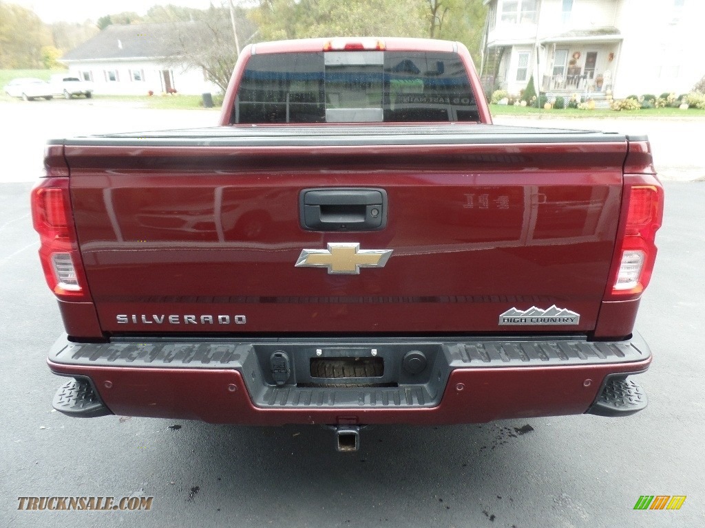 2017 Silverado 1500 High Country Crew Cab 4x4 - Siren Red Tintcoat / High Country Saddle photo #7