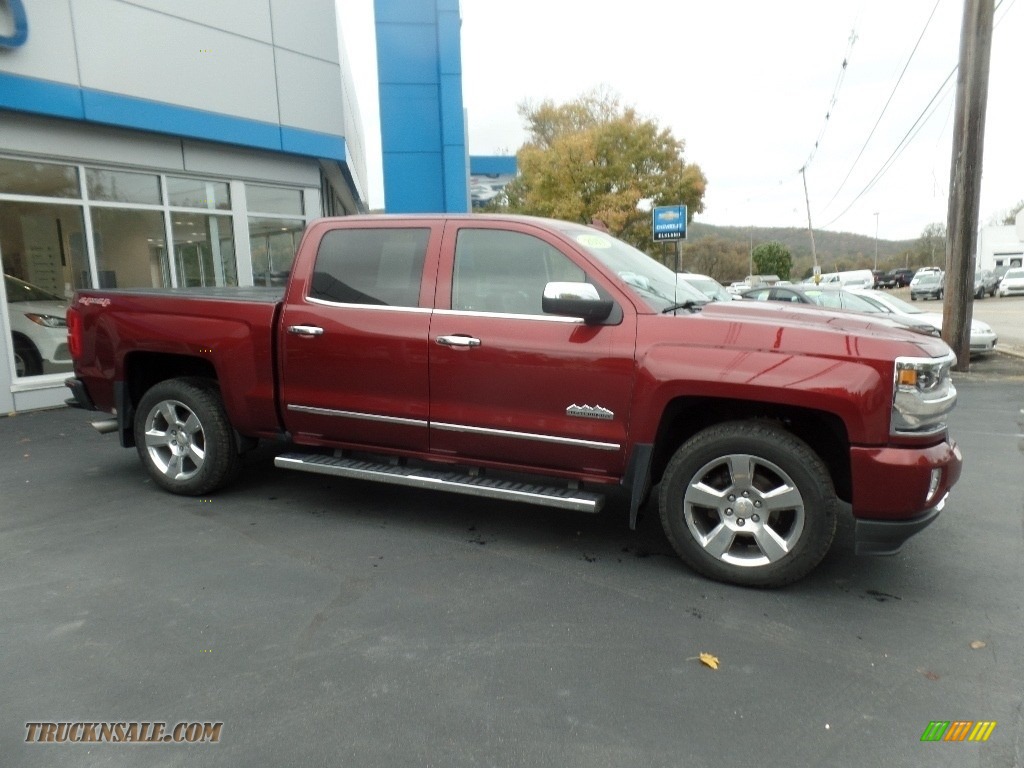 2017 Silverado 1500 High Country Crew Cab 4x4 - Siren Red Tintcoat / High Country Saddle photo #10