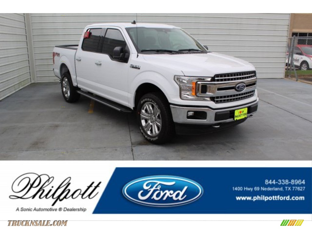 Oxford White / Earth Gray Ford F150 XLT SuperCrew 4x4