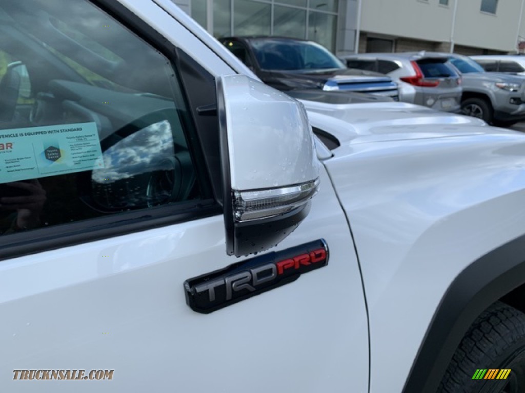 2020 Tacoma TRD Pro Double Cab 4x4 - Super White / Black photo #31