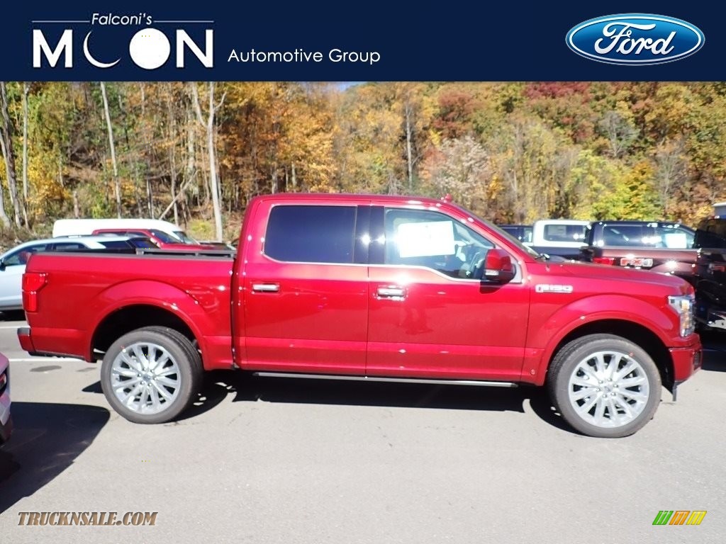 2019 F150 Limited SuperCrew 4x4 - Ruby Red / Limited Camelback photo #1