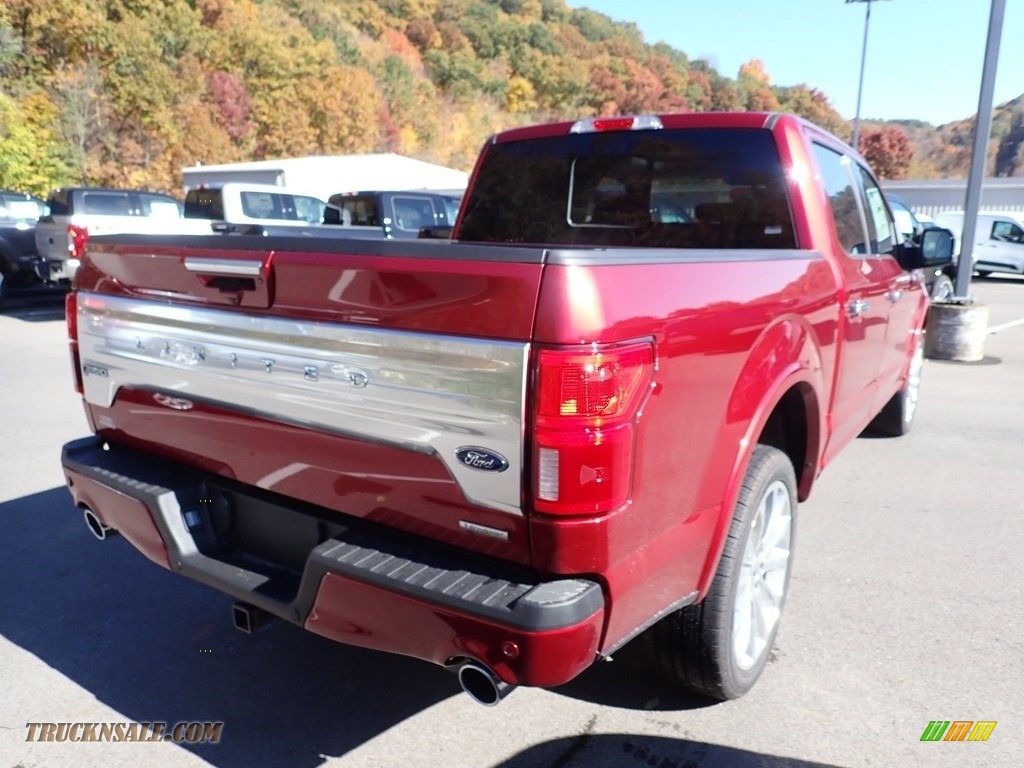 2019 F150 Limited SuperCrew 4x4 - Ruby Red / Limited Camelback photo #2