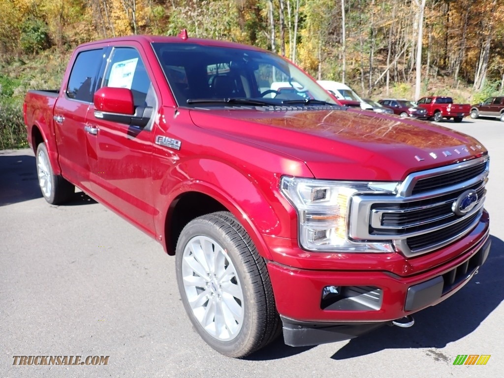 2019 F150 Limited SuperCrew 4x4 - Ruby Red / Limited Camelback photo #3