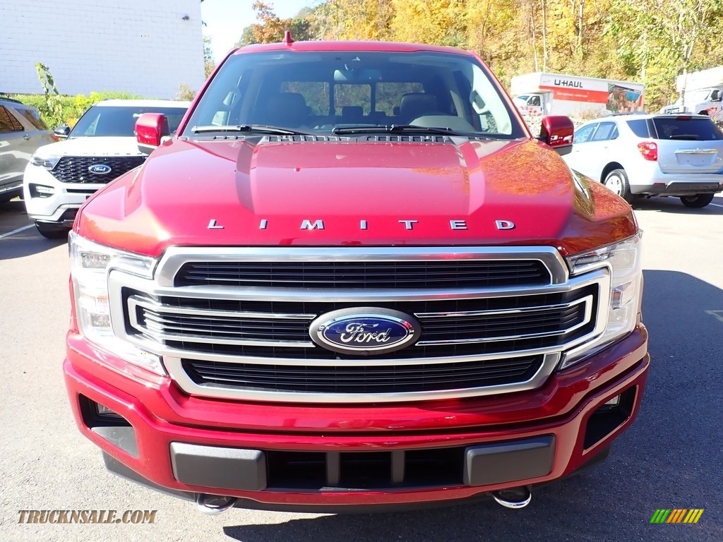 2019 F150 Limited SuperCrew 4x4 - Ruby Red / Limited Camelback photo #4