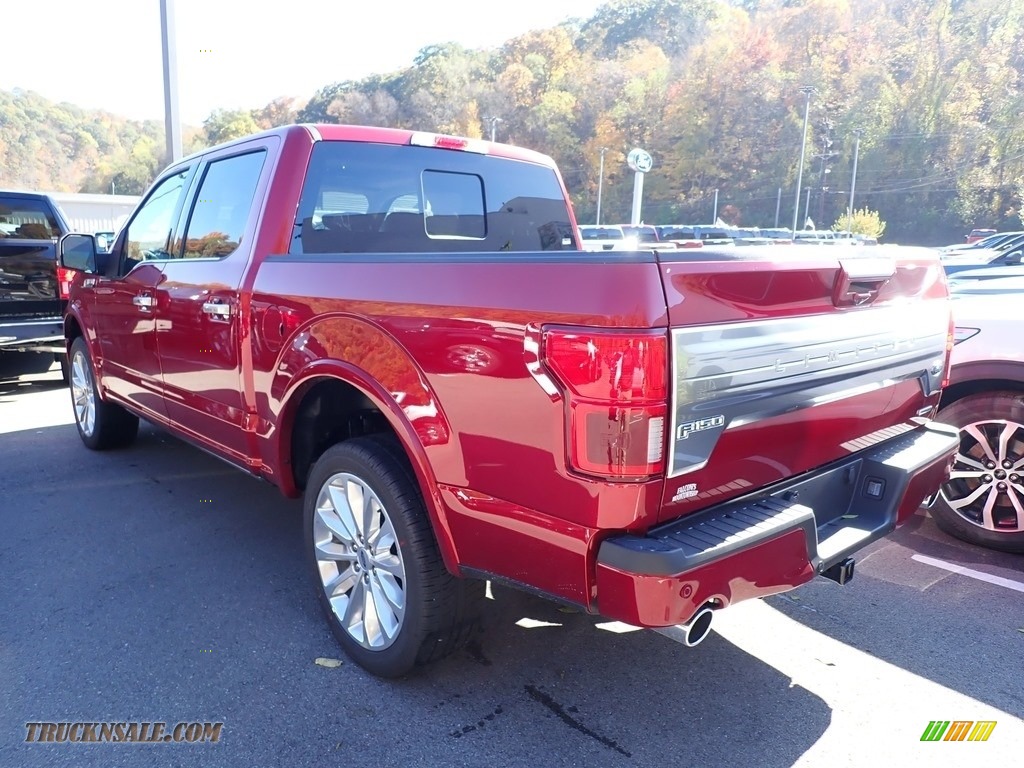 2019 F150 Limited SuperCrew 4x4 - Ruby Red / Limited Camelback photo #6