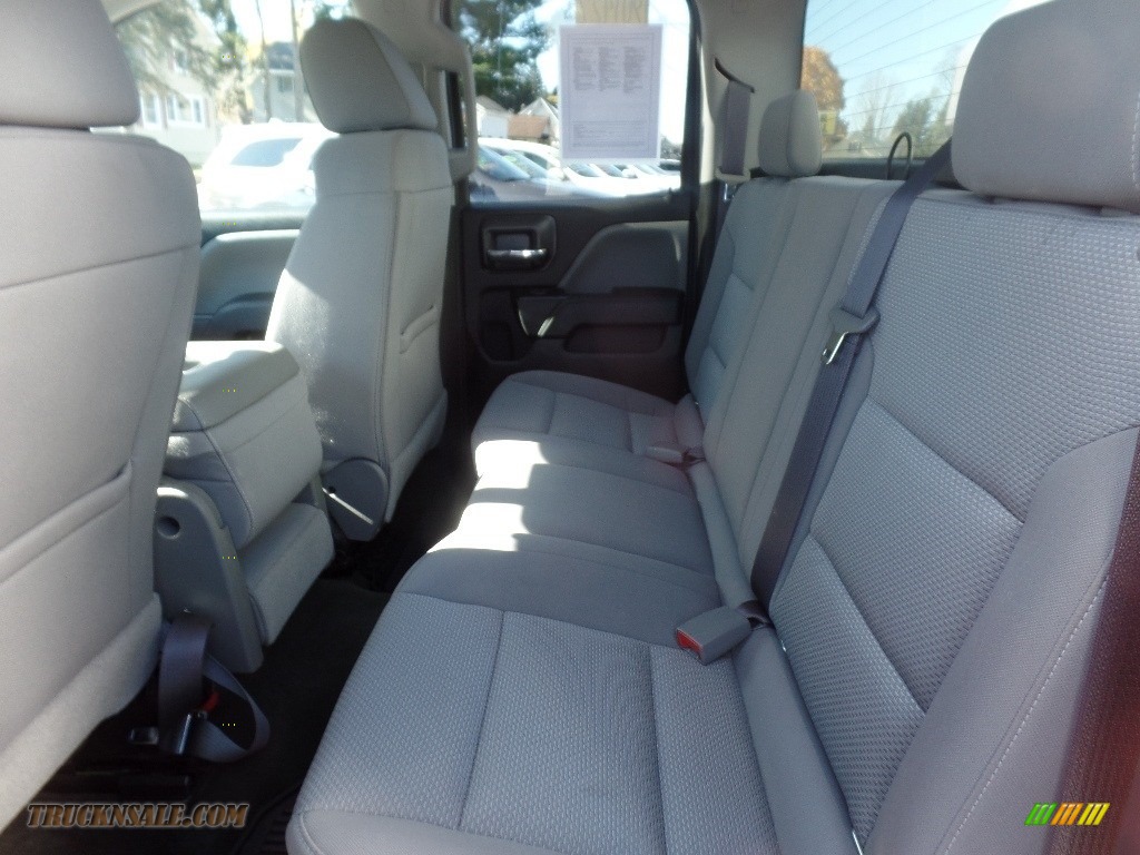 2017 Silverado 1500 Custom Double Cab 4x4 - Red Hot / Dark Ash/Jet Black photo #17