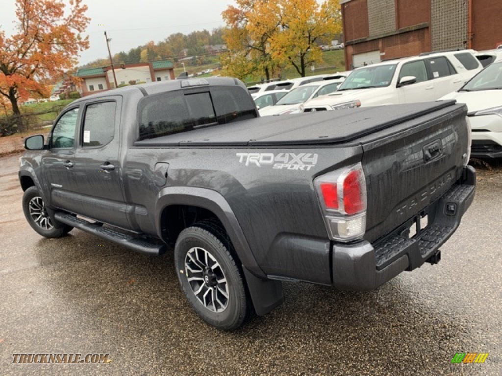 2020 Tacoma TRD Sport Double Cab 4x4 - Magnetic Gray Metallic / TRD Cement/Black photo #8