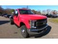 Ford F350 Super Duty XL Regular Cab 4x4 Chassis Race Red photo #1