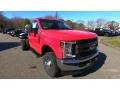 Ford F350 Super Duty XL Regular Cab 4x4 Chassis Race Red photo #4