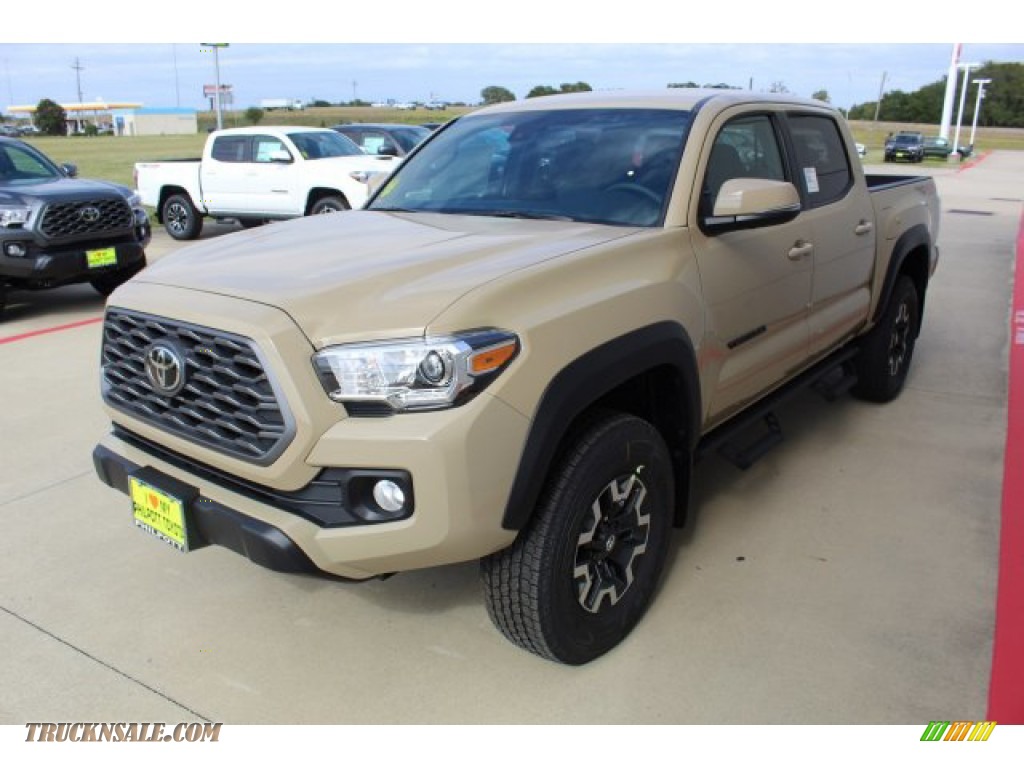 2020 Tacoma TRD Off Road Double Cab 4x4 - Quicksand / TRD Cement/Black photo #4