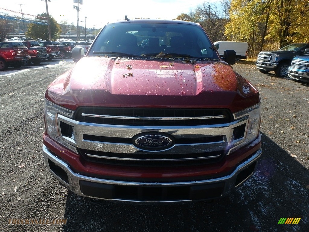 2019 F150 XLT SuperCab 4x4 - Ruby Red / Earth Gray photo #7