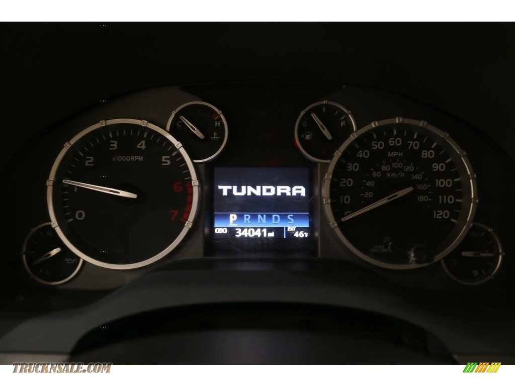 2017 Tundra SR5 Double Cab 4x4 - Black / Black photo #7