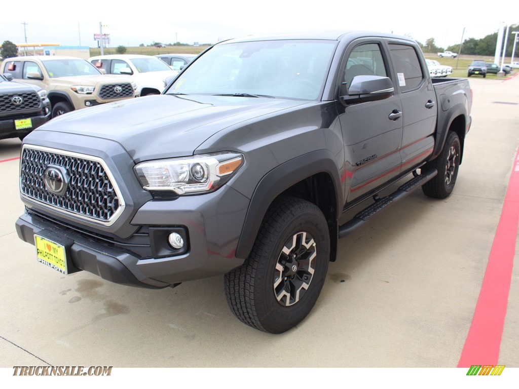 2019 Tacoma TRD Off-Road Double Cab 4x4 - Magnetic Gray Metallic / Cement Gray photo #4