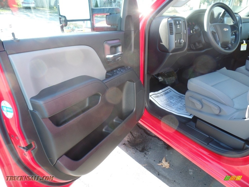 2019 Silverado 2500HD Work Truck Double Cab 4WD - Red Hot / Dark Ash/Jet Black photo #13