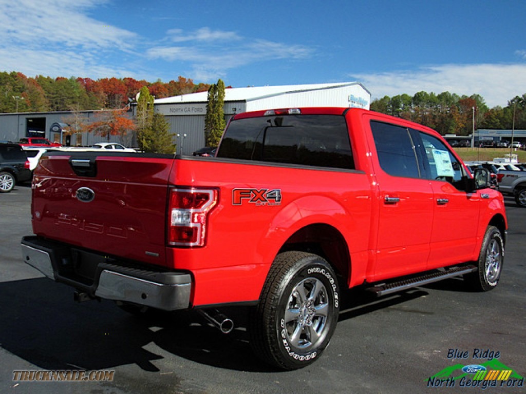 2019 F150 Lariat SuperCrew 4x4 - Race Red / Earth Gray photo #5