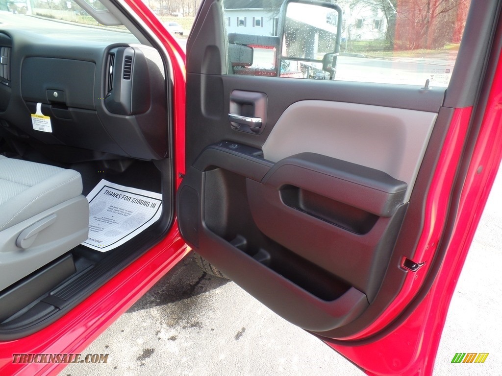 2019 Silverado 2500HD Work Truck Double Cab 4WD - Red Hot / Dark Ash/Jet Black photo #34