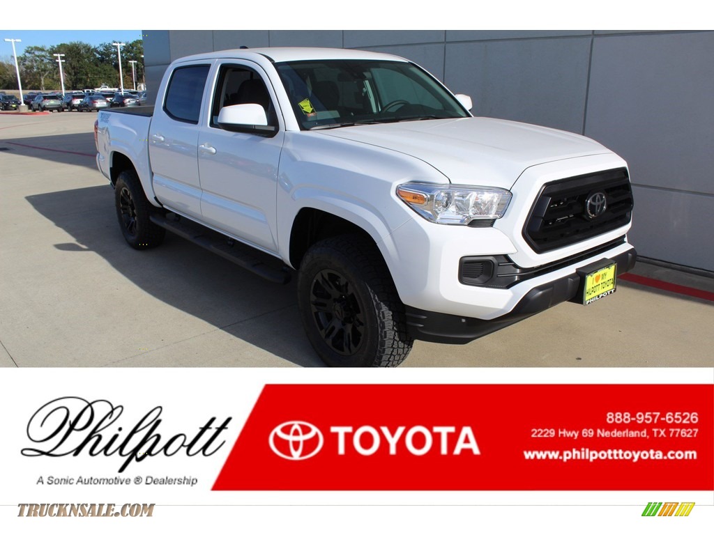Super White / Cement Toyota Tacoma TSS Off Road Double Cab 4x4