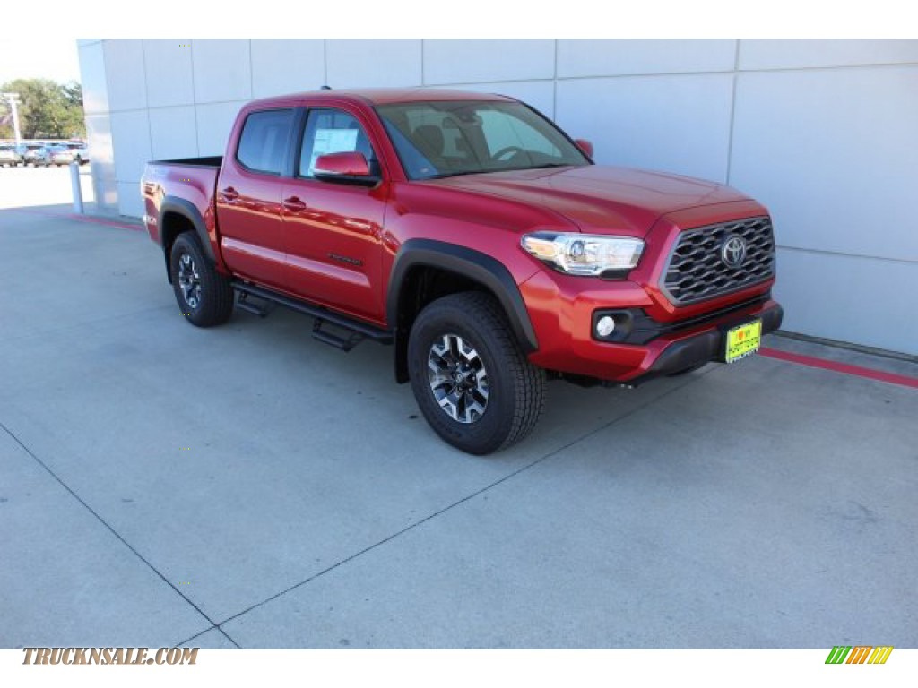 2020 Tacoma TRD Off Road Double Cab 4x4 - Barcelona Red Metallic / TRD Cement/Black photo #2