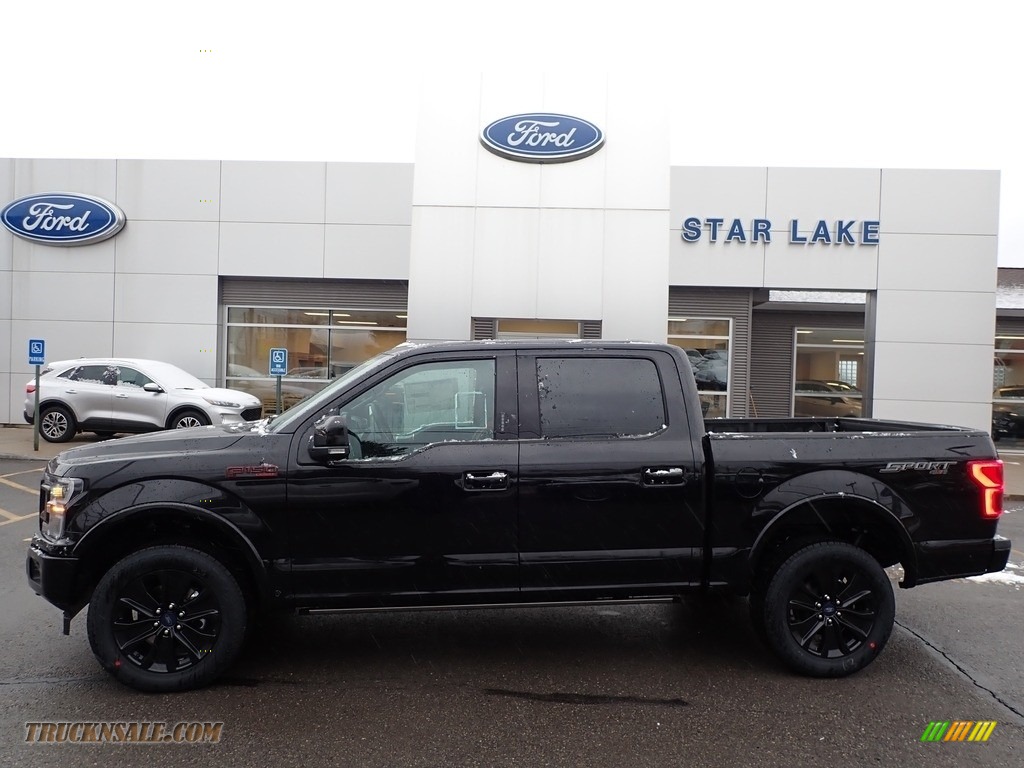 Agate Black / Sport Special Edition Black/Red Ford F150 Lariat SuperCrew 4x4