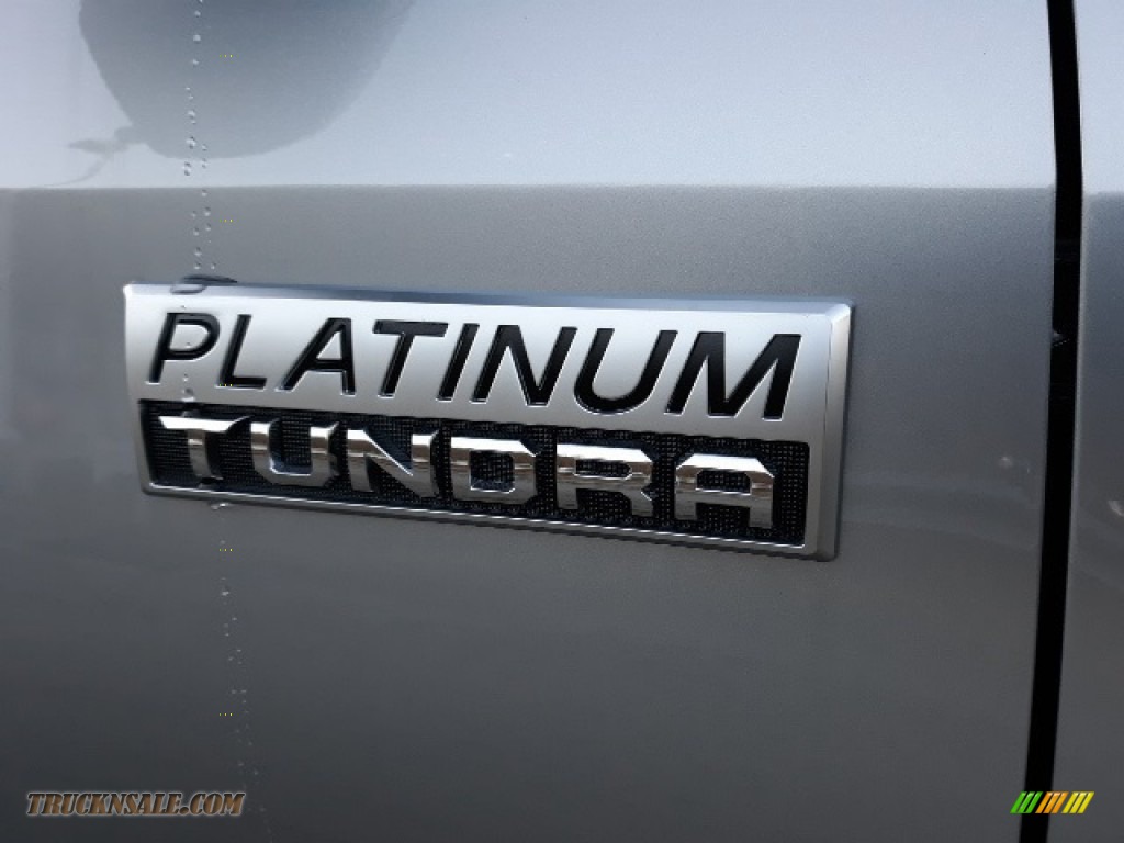 2020 Tundra Platinum CrewMax 4x4 - Silver Sky Metallic / Black photo #10