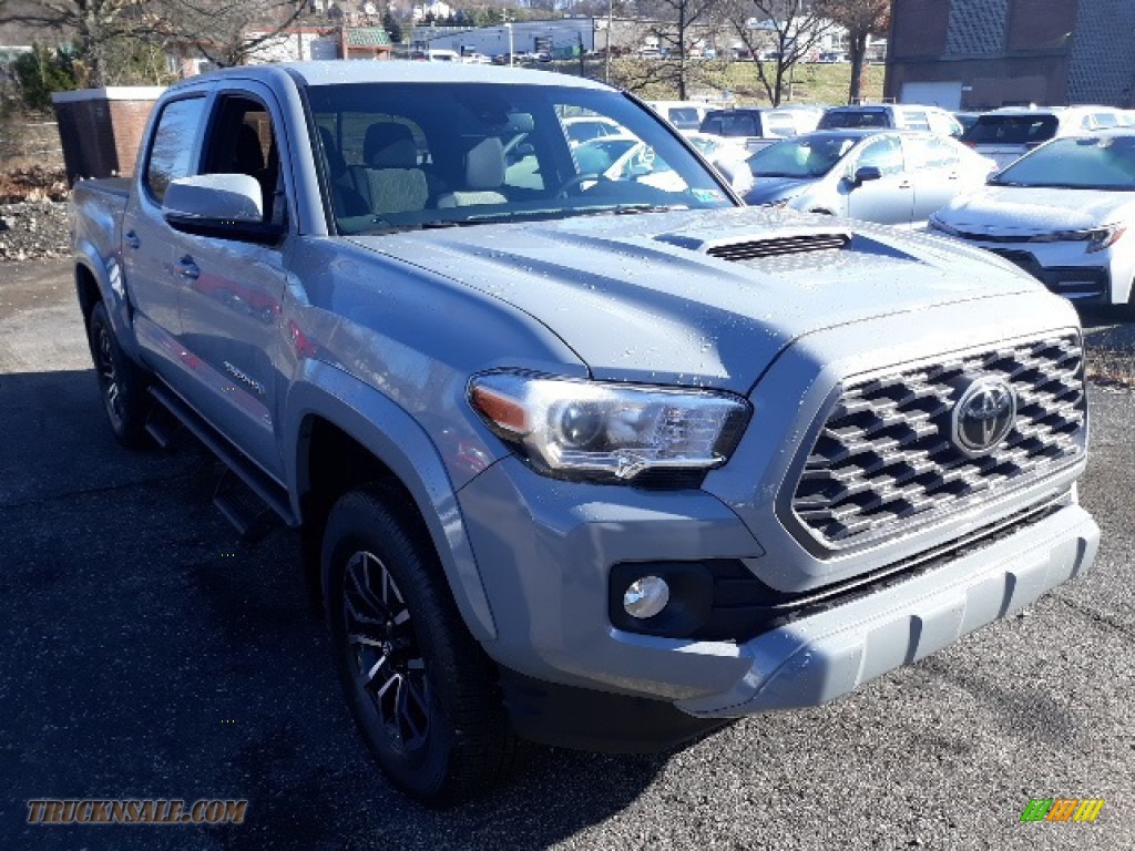 2020 Tacoma TRD Sport Double Cab 4x4 - Cement / TRD Cement/Black photo #1