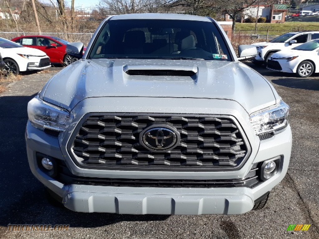 2020 Tacoma TRD Sport Double Cab 4x4 - Cement / TRD Cement/Black photo #6