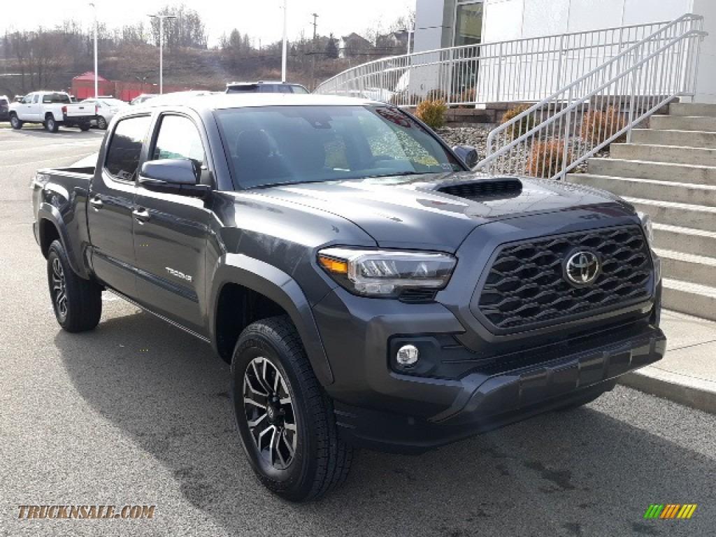 2020 Tacoma TRD Sport Double Cab 4x4 - Magnetic Gray Metallic / TRD Cement/Black photo #1