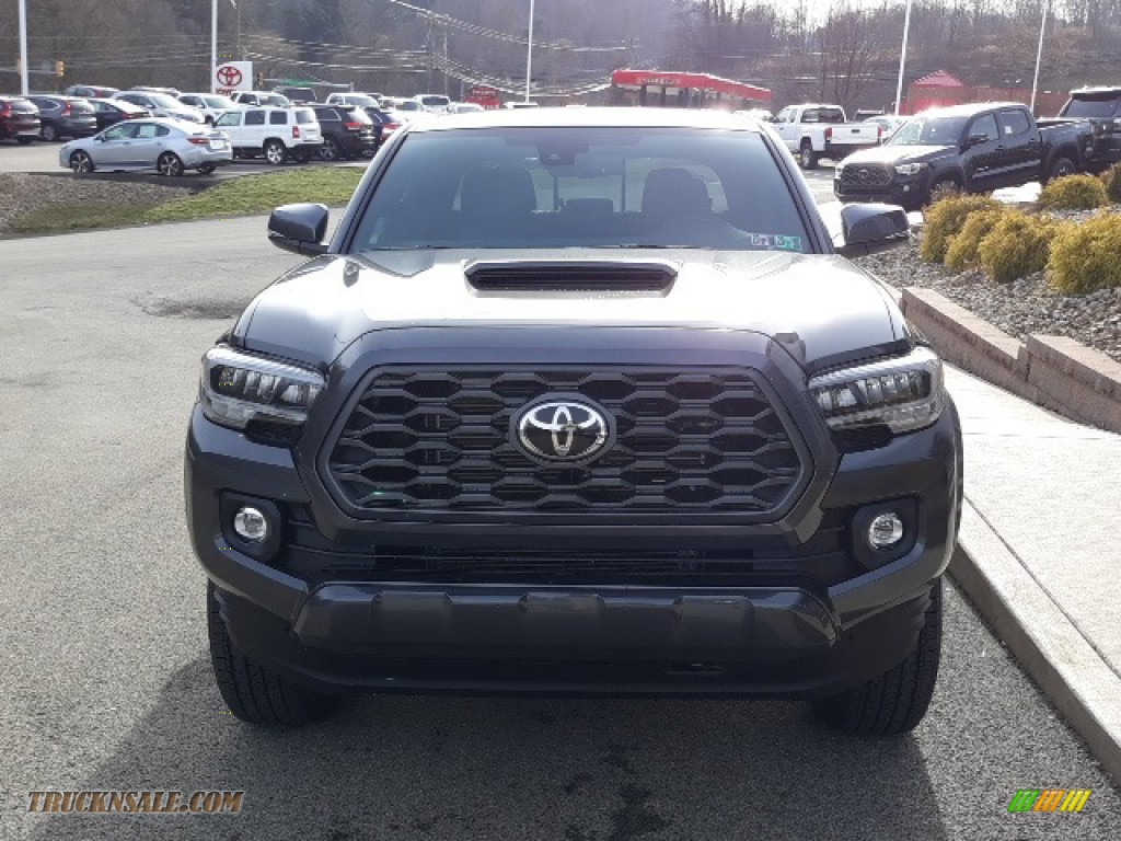 2020 Tacoma TRD Sport Double Cab 4x4 - Magnetic Gray Metallic / TRD Cement/Black photo #13