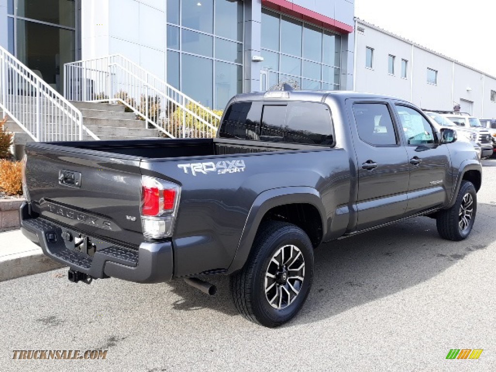 2020 Tacoma TRD Sport Double Cab 4x4 - Magnetic Gray Metallic / TRD Cement/Black photo #16
