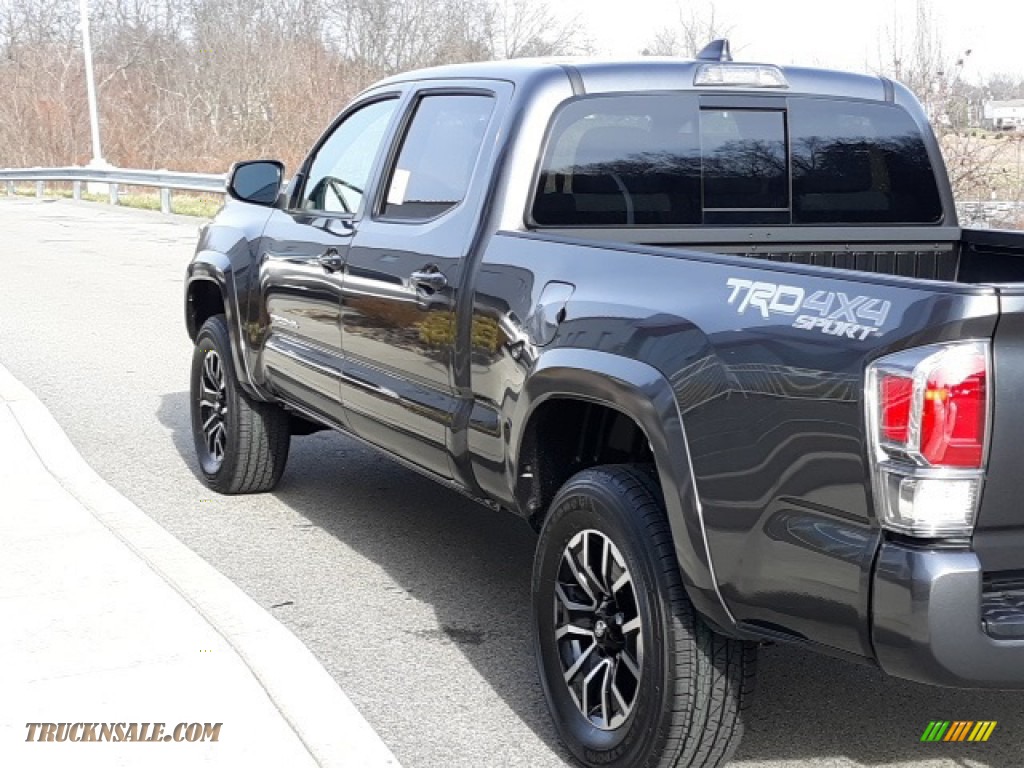 2020 Tacoma TRD Sport Double Cab 4x4 - Magnetic Gray Metallic / TRD Cement/Black photo #24