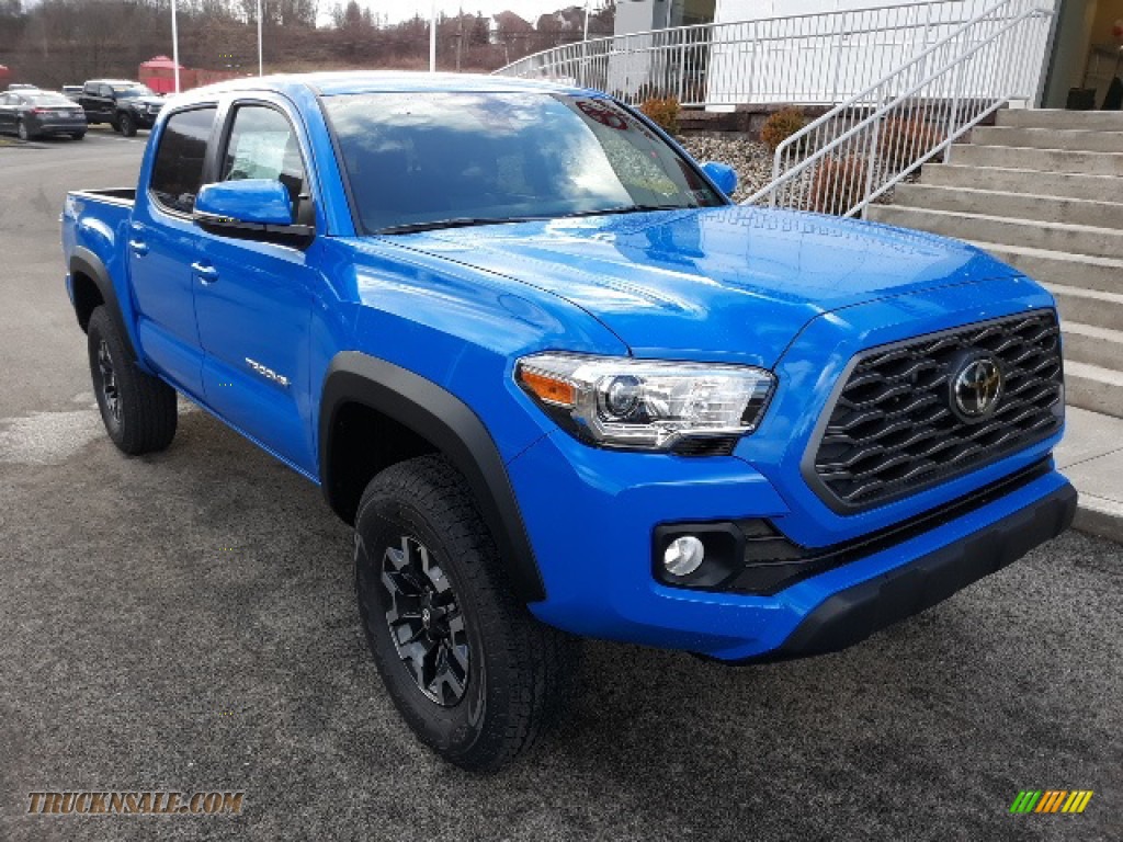 Voodoo Blue / TRD Cement/Black Toyota Tacoma TRD Off Road Double Cab 4x4