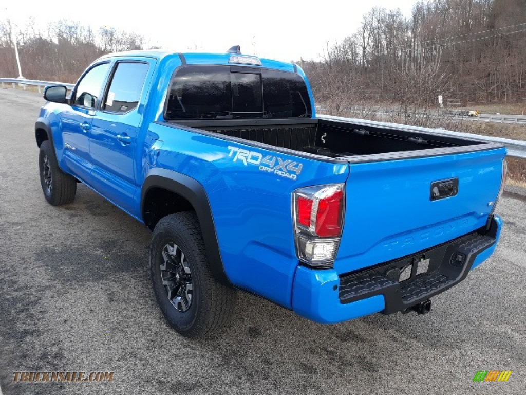 2020 Tacoma TRD Off Road Double Cab 4x4 - Voodoo Blue / TRD Cement/Black photo #2