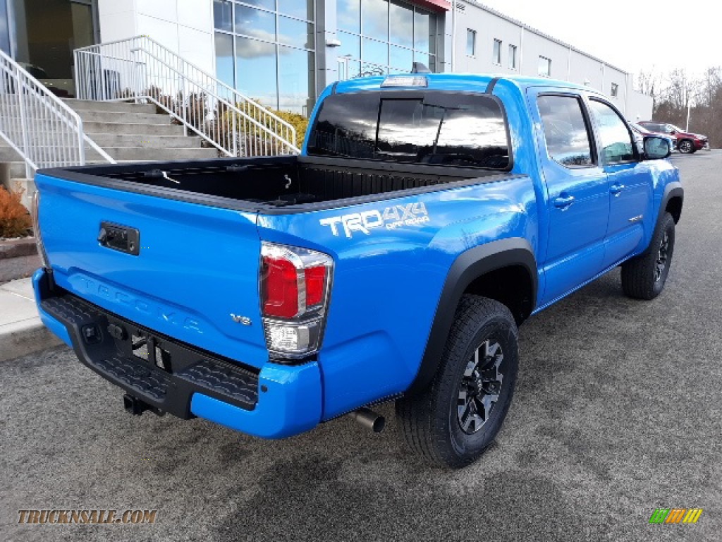 2020 Tacoma TRD Off Road Double Cab 4x4 - Voodoo Blue / TRD Cement/Black photo #23