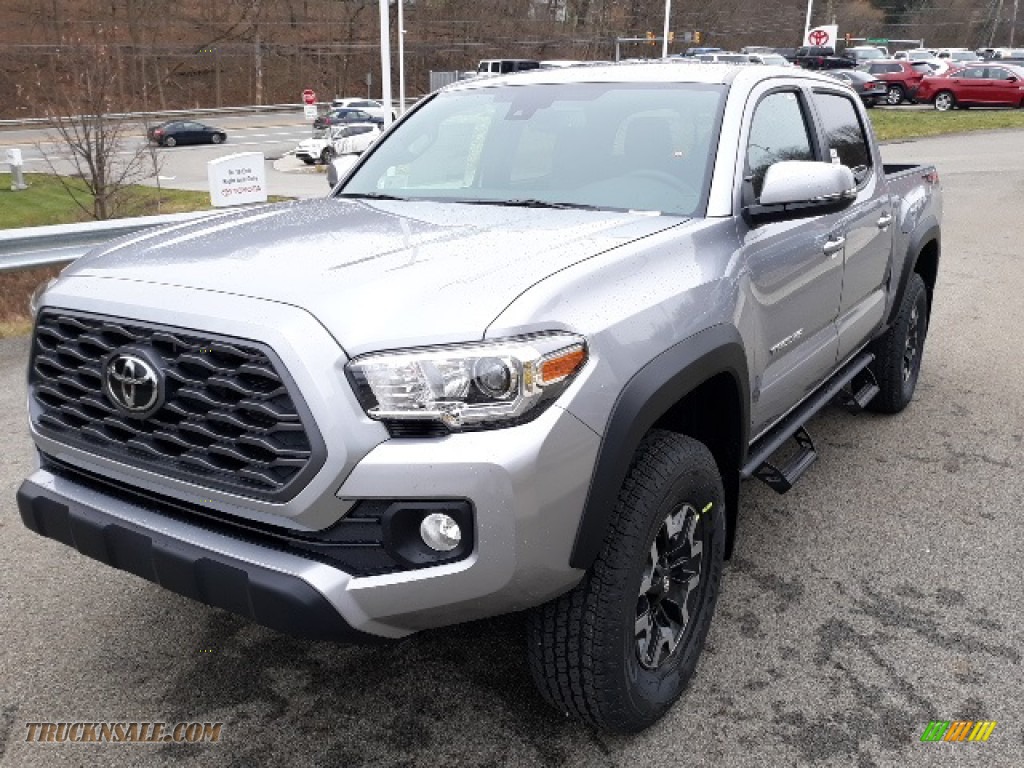 2020 Tacoma TRD Off Road Double Cab 4x4 - Silver Sky Metallic / TRD Cement/Black photo #24